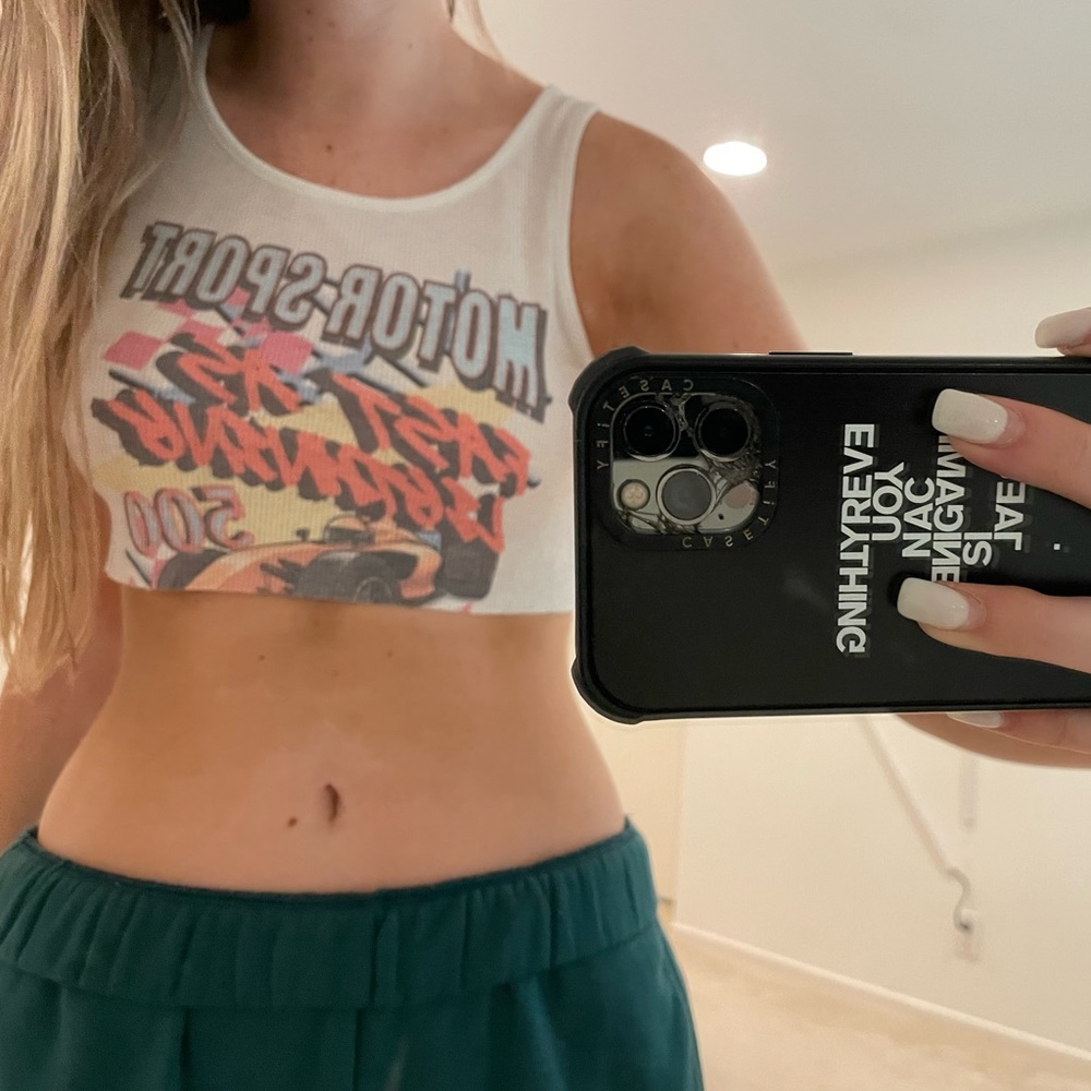Princess Polly racer, halter cropped tank